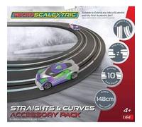 Pack extension de circuit de voiture Micro Scalextric : Lignes Droites et courbes G