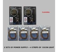 (Pack-F) Lampe de moyeu de roue de moto exquise Alimentation de remise en état de roue électrique sans