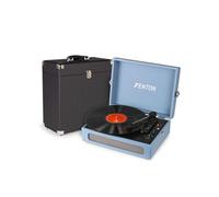 Pack Fenton RP118E Platine Vinyle Bleue avec un Etui de Rangement Audizio RC32 - Noir