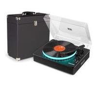 Pack Fenton RP162LED Platine Vinyle avec un Étui de Rangement Audizio RC32 - Noir Noir