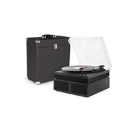 Pack Fenton RP165B Platine Vinyle avec un Étui de Rangement Audizio RC32 - Noir Noir