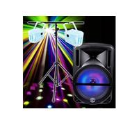 PACK FIESTA DJOON 500W + 2 EFFETS DERBY LEDs RGBW + Portique