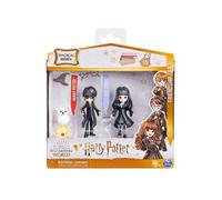 Pack Figurines Harry Potter - Cho Chang, Harry Potter, Hedwig - Univers Magical Minis Poupee Collection - Jouet Et Carte Tigre