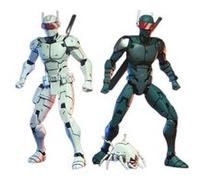 NECA – Pack de 2 figurines Les Tortues Ninja (The Last Ronin) Synja Robots 18 cm