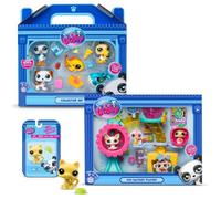 Pack figurines Littlest Pet Shop - BANDAI - Licence officielle Littlest Pet Shop - Pack exclusif 2 coffrets