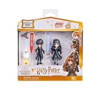 Pack Figurines pour Harry Potter - cho Chang, Hedwig - Univers Magical minis Poupee 8 cm - Set Collector et Carte Tigre