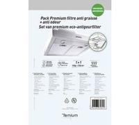 Filtre pour hotte Temium Filtre de Hotte Anti graisse & Anti odeur 47x57cm Premium - Universel & Découpable