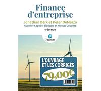 Pack Finance d'entreprise - 6e édition Manuel + corrigés - Jonathan Berk - Pearson France - Coffret - Etude