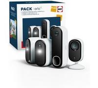 Arlo PACK ARLO - 3 caméra + 1 sonnette connectée VMC3250 + VMC3060 + AVD3001