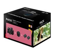 Pack Fnac Appareil photo hybride Sony Alpha 7IV Noir + FE 28-60 mm f/4-5.6 + FE 50 mm f/1.8 + 2ème batterie