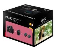 Pack Fnac Appareil photo hybride Sony Alpha 7IV Noir + FE 28-60 mm f/4-5.6 + FE 50 mm f/1.8 + 2ème batterie
