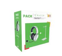 Pack Fnac Casque gaming filaire Razer™ Blackshark V2 X Blanc + Support casque alliage aluminium
