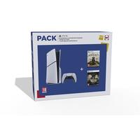 Pack Fnac Console Sony PS5 Slim Edition Standard Blanc et Noir + Ghost of Yōtei + Clair Obscur: Expedition 33