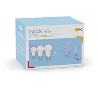Philips Pack Hue Essential – 3× E27 60W blanc et couleur + Lightstrip Gradient 5m