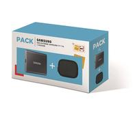 SSD externe SAMSUNG PACK SSD EXTERNE T7 1 TO GRIS + HOUSSE