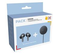 Pack Fnac Ecouteurs intra-auriculaires sans fil True Wireless Samsung Buds4 Pro avec réduction de bruit active Noir + Pad à induction magnétique 25 W