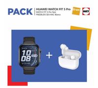 Huawei Montre WATCH FIT 5 PRO Noir + FreeBuds 4 Blanc FNAC