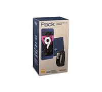 Pack Fnac Smartphone 9 Double SIM 64 Go Bleu + Bracelet connecté Band 3 Noir