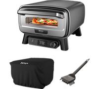 Pack Four à pizza électrique d’extérieur avec fonction Air Fryer Ninja Artisan avec housse et brosse | MO201EU | par SharkNinja