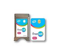 Pack FRANSAT PRO HD - FRANSAT - HD4K - Module PCMCIA - Carte Fransat Pro - TNT HD gratuite