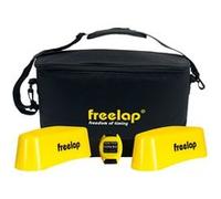 Pack Freelap - Kit BMX / DH Entraînement Individuel - Transpondeur FxChip BLE (avec chargeur) + Bande de Fixation Fx MTB + 2 Balises Tx Track Pro + 1 Sac de Transport Yellow G