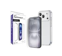 Pack Full Protect Moxie iPhone 17 Pro Max Coque TPU transparente + Verre trempé 2.5D Transparent