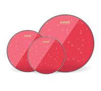 Evans EPP-HRUV1-F - Pack Fusion - Peaux Hydraulic rouges (10'', 12'', 14'') et peau de frappe pour caisse claire 14'' UV1 sablée