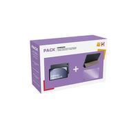 Pack Galaxy Tab A9 4GB_64GB WIFI GRAY + Book Cover + Verre trempe