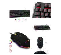 PACK GAMER 2 EN 1 PRO GTA230 Clavier RGB + Souris RGB 6 BOUTONS