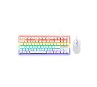 Combo Gaming Clavier mécanique TKL + Souris - THE G-LAB - COMBO MERCURY W - Blanc