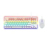Combo Gaming Clavier mécanique TKL + Souris - THE G-LAB - COMBO MERCURY W - Blanc