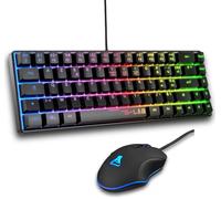 PACK 2 EN 1 CLAVIER GAMING FILAIRE AZERTY THE G LAB COMBO HYDROGEN BKG ET SOURIS GAMING FILAIRE NOIR