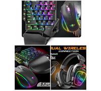 Pack Gamer 3 en 1 - XPERT - G1100 - Clavier sans fil RGB - Souris 4200DPI - Casque 7.1