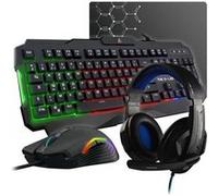 Ensemble clavier et souris The G-lab THE GLAB COMBO ARGON E Gaming Clavier FR Rétroéclairé Performance Souris Revetement Soft