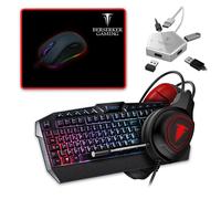 Pack Gamer 5 en 1 Berserker Gaming avec convertisseur pour N Switch XB1 X/S PS4/PS5