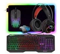 Pack Gamer 5 en 1 FURY HELLFIRE Clavier, Souris, Tapis, Casque et Convertisseur Switch PS4 XB1