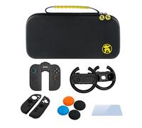 Pack Gamer AKUMA CYBER S14 pour Switch2™ - Étui de Transport, Verre Trempé 9H, Coques Joy-Con, Grips Pro, Volants Racing, Grip de Charge USB-C - Kit Complet Accessoires Switch2