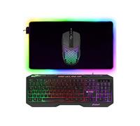 pack gamer battle royale 3 en 1 clavier souris tapis rétroéclairage rgb G