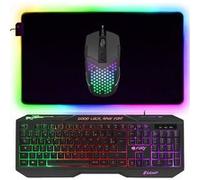 pack gamer battle royale 3 en 1 clavier souris tapis rétroéclairage rgb G
