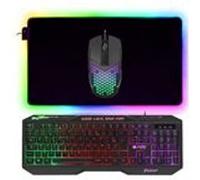 pack gamer battle royale 3 en 1 clavier souris tapis rétroéclairage rgb G