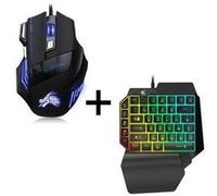 Pack Gamer pour PC RAZER (Mini Clavier Gamer + Souris Gamer Avec Fil) QWERTY G