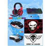 Pack GAMER Spirit Of Gamer PRO-MK7 CASQUE + SOURIS + CLAVIER + CONVERTISSEUR PS4 PS5 SWITCH XBOX