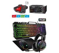Pack GAMER - Spirit Of Gamer - PRO-ULTIMATE MKH5 - Souris RGB - Clavier RGB - Tapis RGB