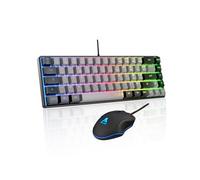 Pack gaming 2 en 1 The G-Lab Combo Hydro souris filaire et clavier filaire Gris et Noir C
