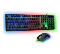 Pack Gaming - AKUMA - Sentai C02 - Clavier + Souris Filaire - Rétroéclairé - 3600 DPI