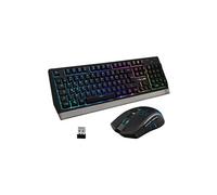 Pack Gaming Clavier + Souris sans fil Combo Tungsten RVB Noir