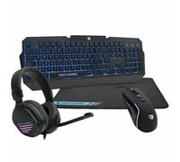 Pack Gaming DeepGaming Noir Espagnol Qwerty