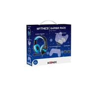 Pack Gaming Mythics PS4 Casque + Station double de charge + Câble USB + Protection en silicone