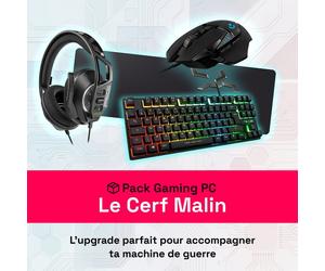 Pack Gaming PC - Le Cerf Malin