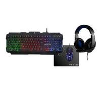 The G-Lab Combo Argon clavier USB AZERTY Français Noir